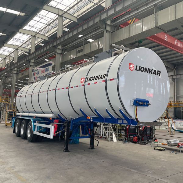 30-60 CBM Stainless Steel Tanker Trailer for Chemical Food Milk Water