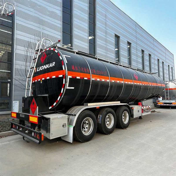 3-Axle Asphalt Trailer, Asphalt Tanker Trailer for Sale for Hot Asphalt Oil Transport