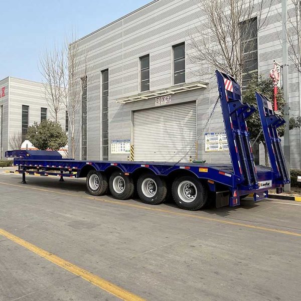4 Line 8 Axle Low Bed Trailer Price