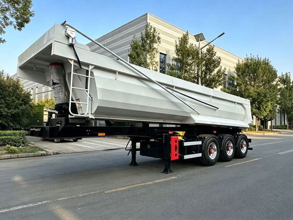 dump trailer gray