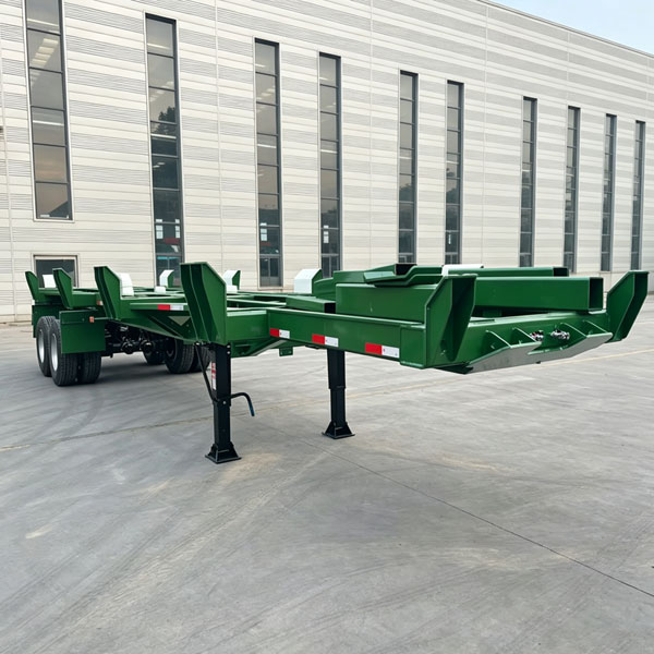 2 axle 20ft skeletal port container trailer
