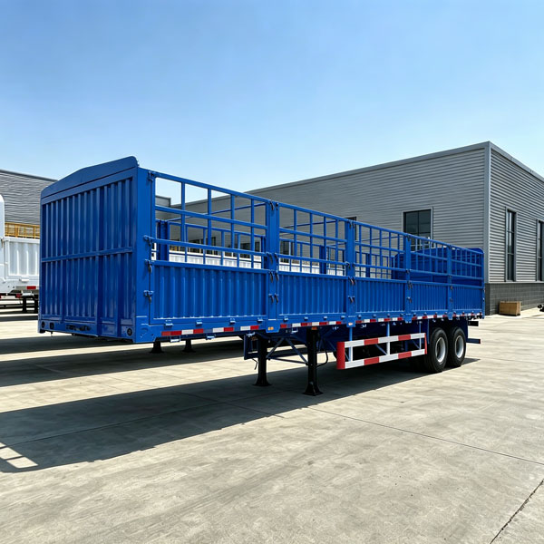 2 axle fence semi trailer