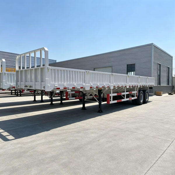 2 axle side wall semi trailer