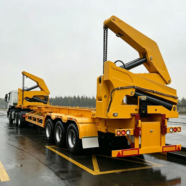skeletal side lifter trailer by 600