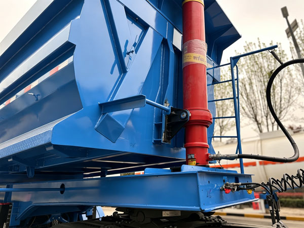 hydraulic system of tipper semi trailer
