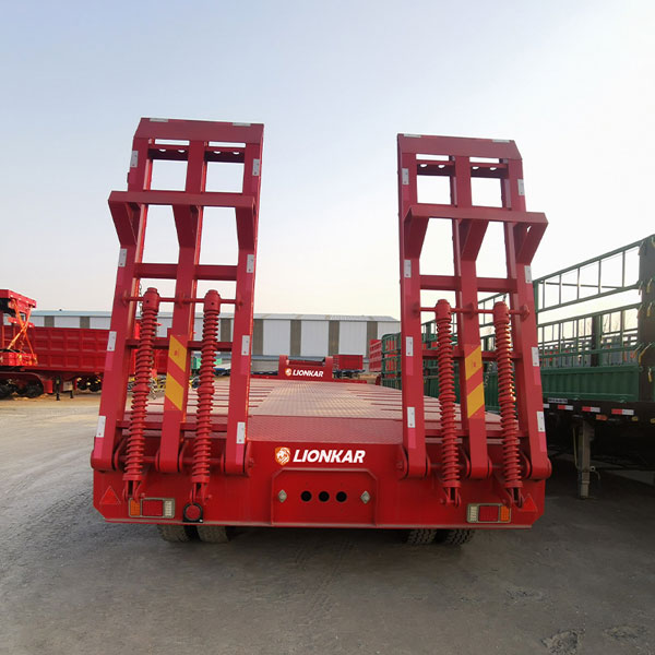 standard low bed semi trailer