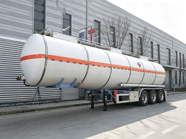 3 axle sulfuric tanker trailer for sale